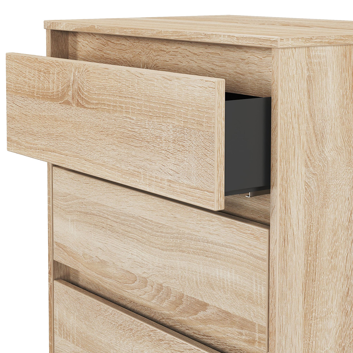 Axton 3 Drawer Compact Chest Oak from Roseland Furniture