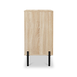 Axton 3 Drawer Compact Chest Oak from Roseland Furniture
