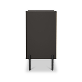 Axton 3 Drawer Compact Chest Oak Graphite from Roseland Furniture