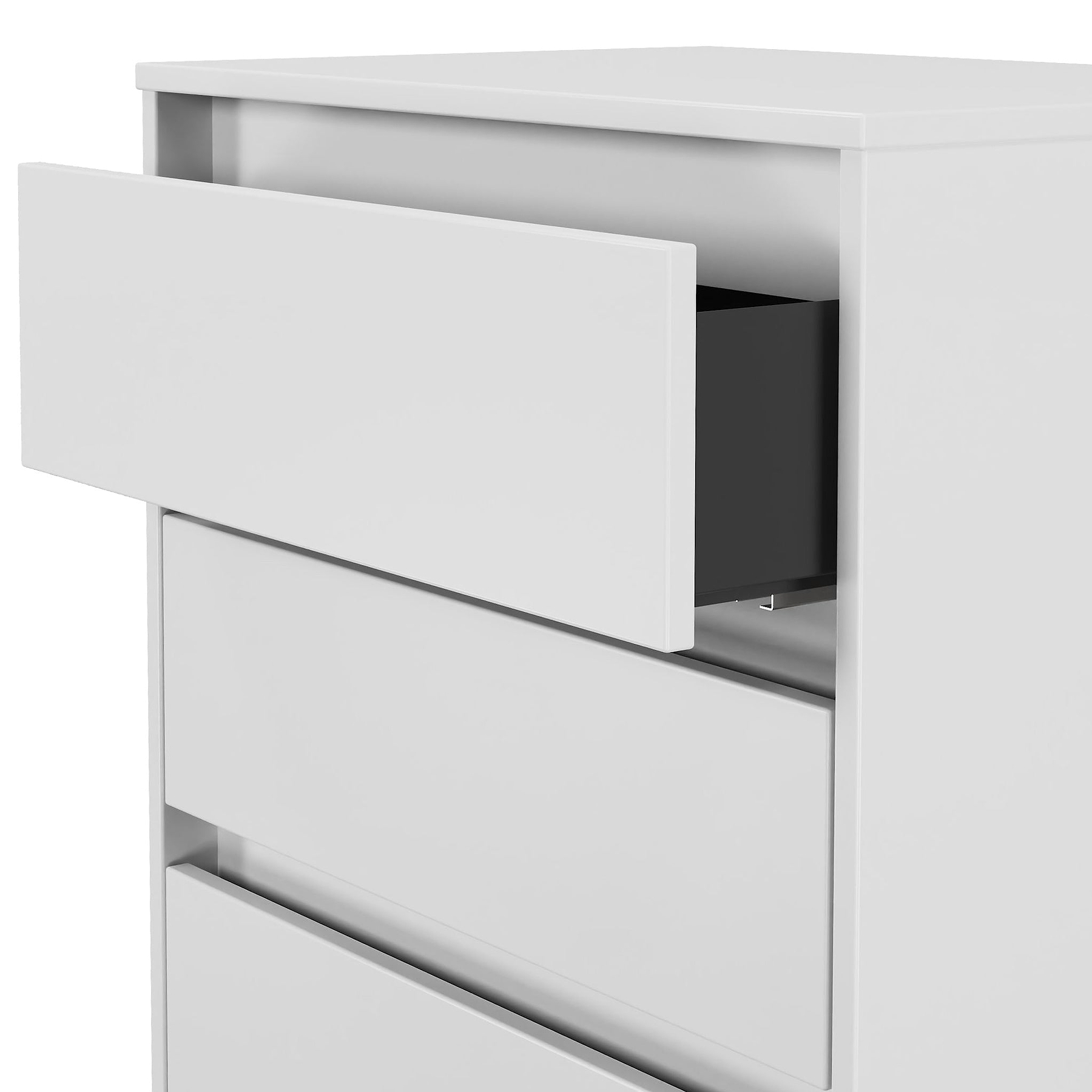 Axton 3 Drawer Compact Chest White Matt from Roseland Furniture