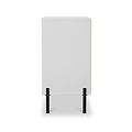 Axton 3 Drawer Compact Chest White Matt from Roseland Furniture