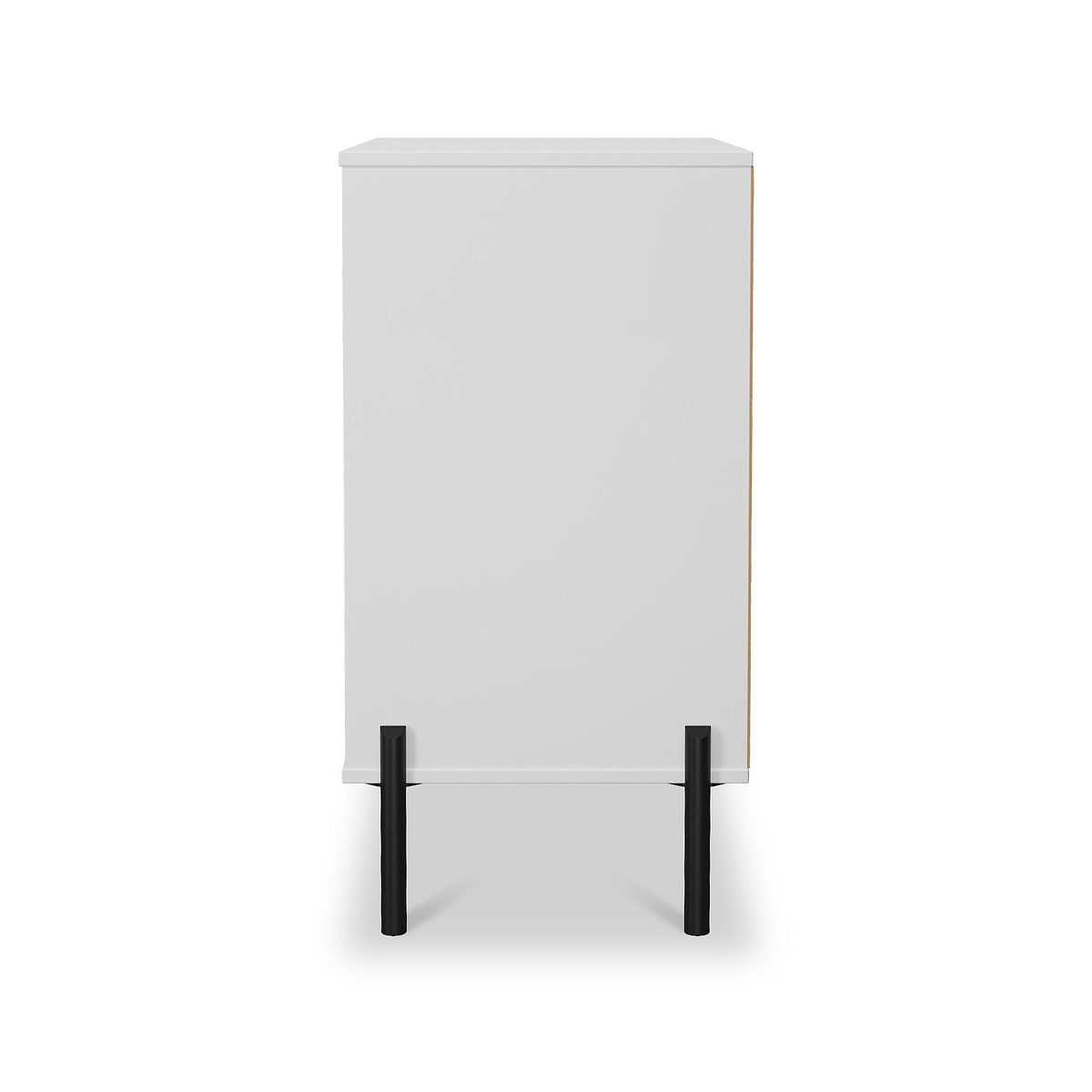 Axton 3 Drawer Compact Chest White Matt from Roseland Furniture