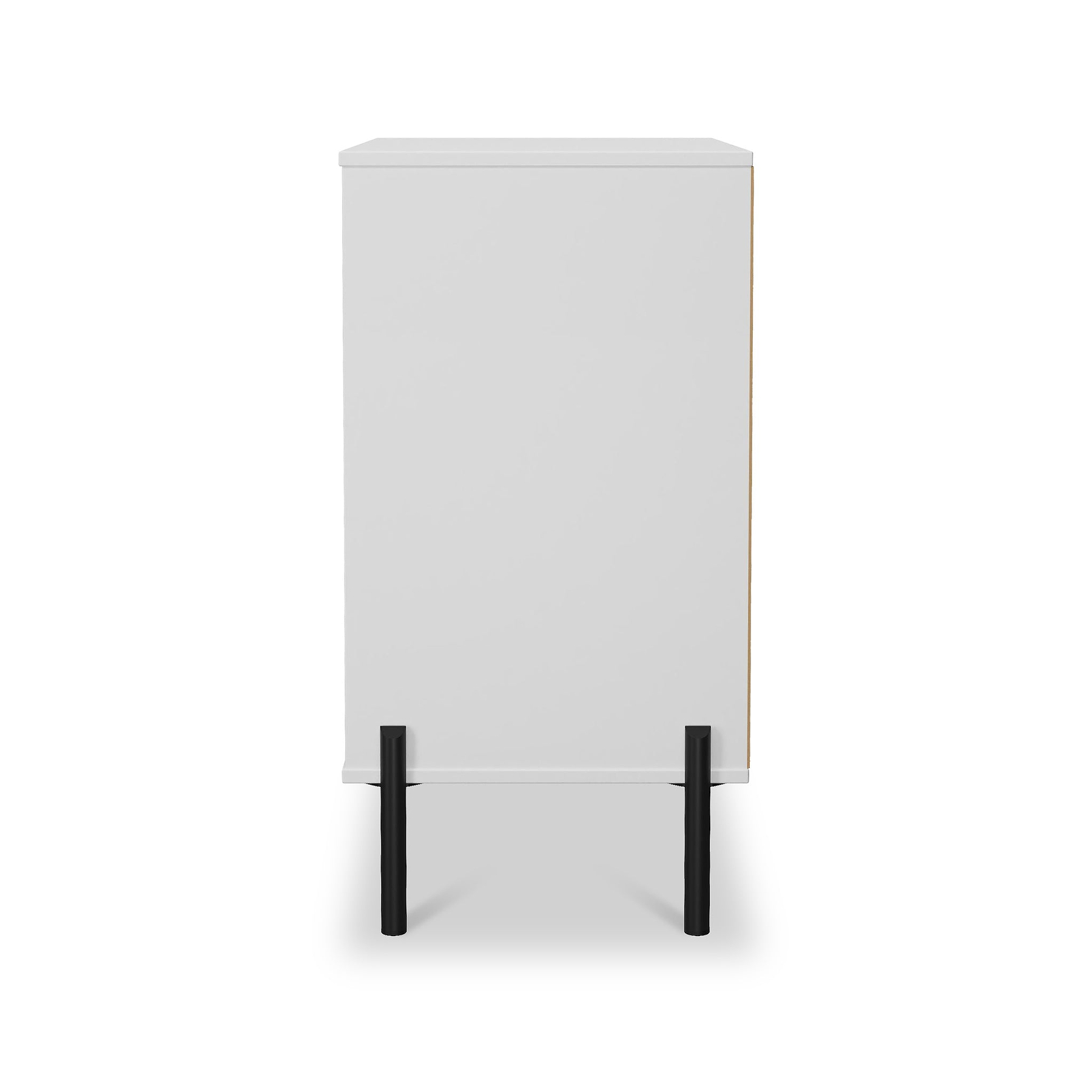 Axton 3 Drawer Compact Chest White Matt from Roseland Furniture