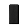 Axton 4 Drawer Dressing Table Black Ash from Roseland Furniture