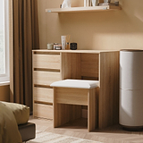 Axton 4 Drawer Dressing Table Oak from Roseland Furniture