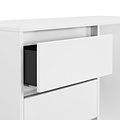 Axton 4 Drawer Dressing Table White Matt from Roseland Furniture