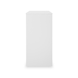 Axton 4 Drawer Dressing Table White Matt from Roseland Furniture