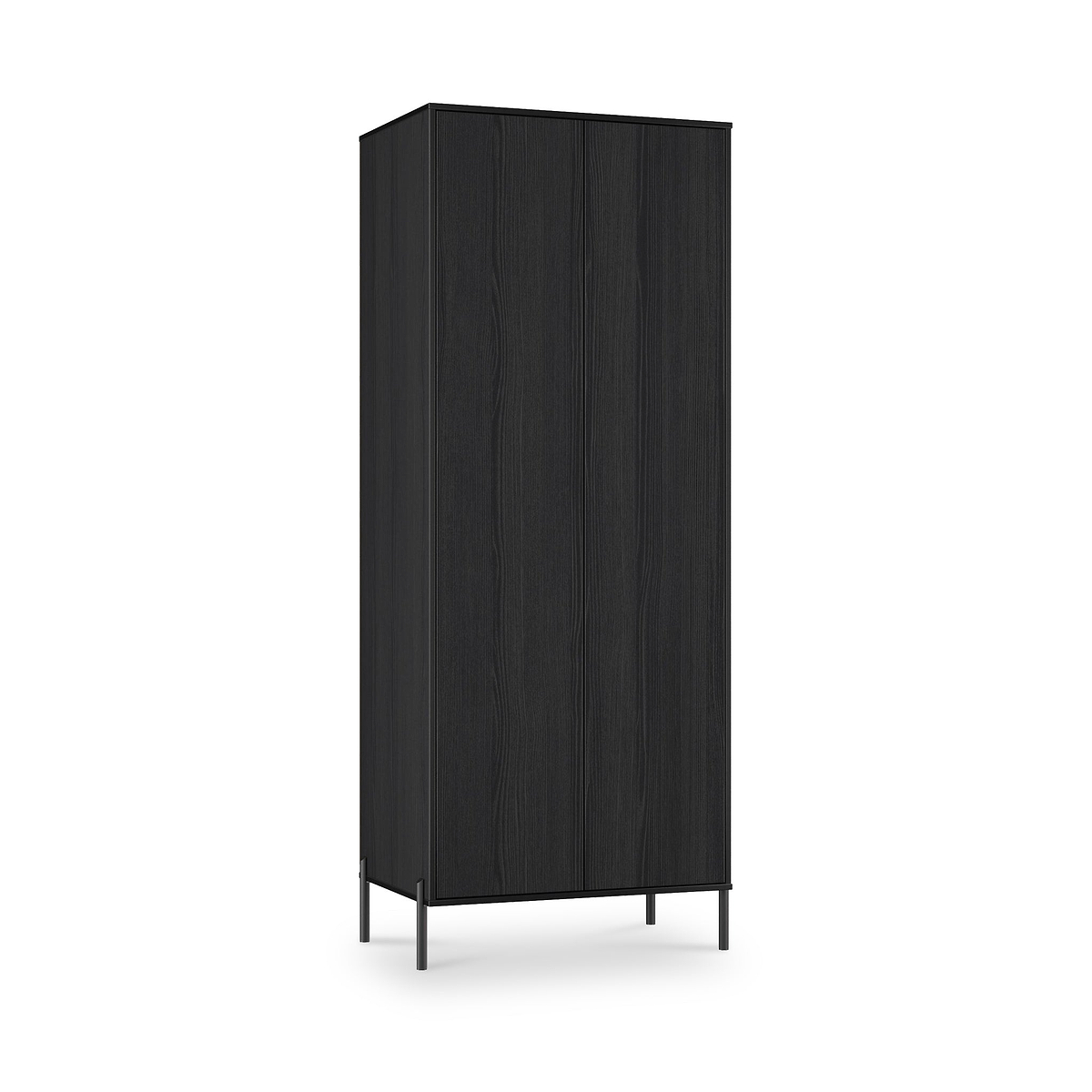 Axton Double Wardrobe Black Ash from Roseland Furniture