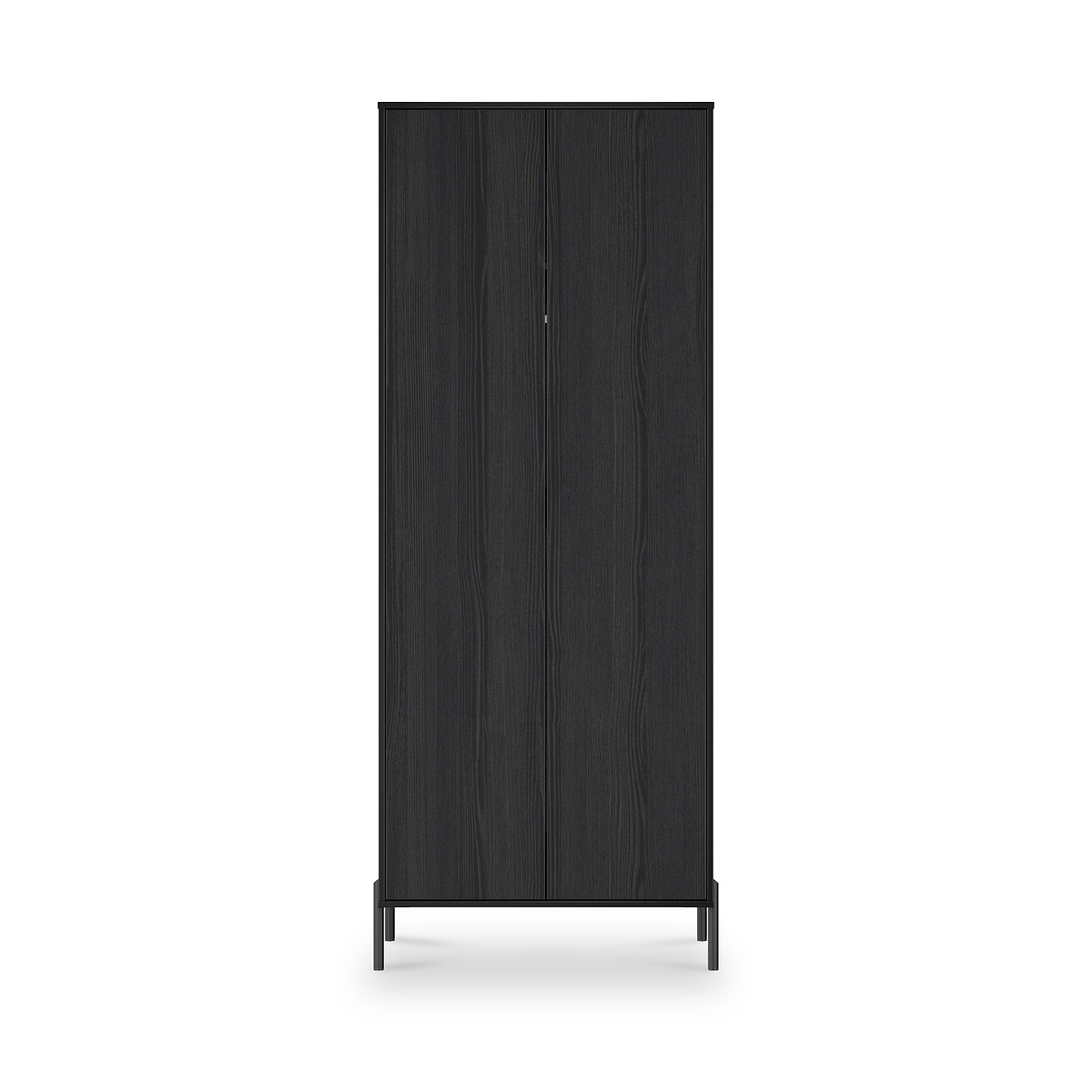 Axton Double Wardrobe Black Ash from Roseland Furniture