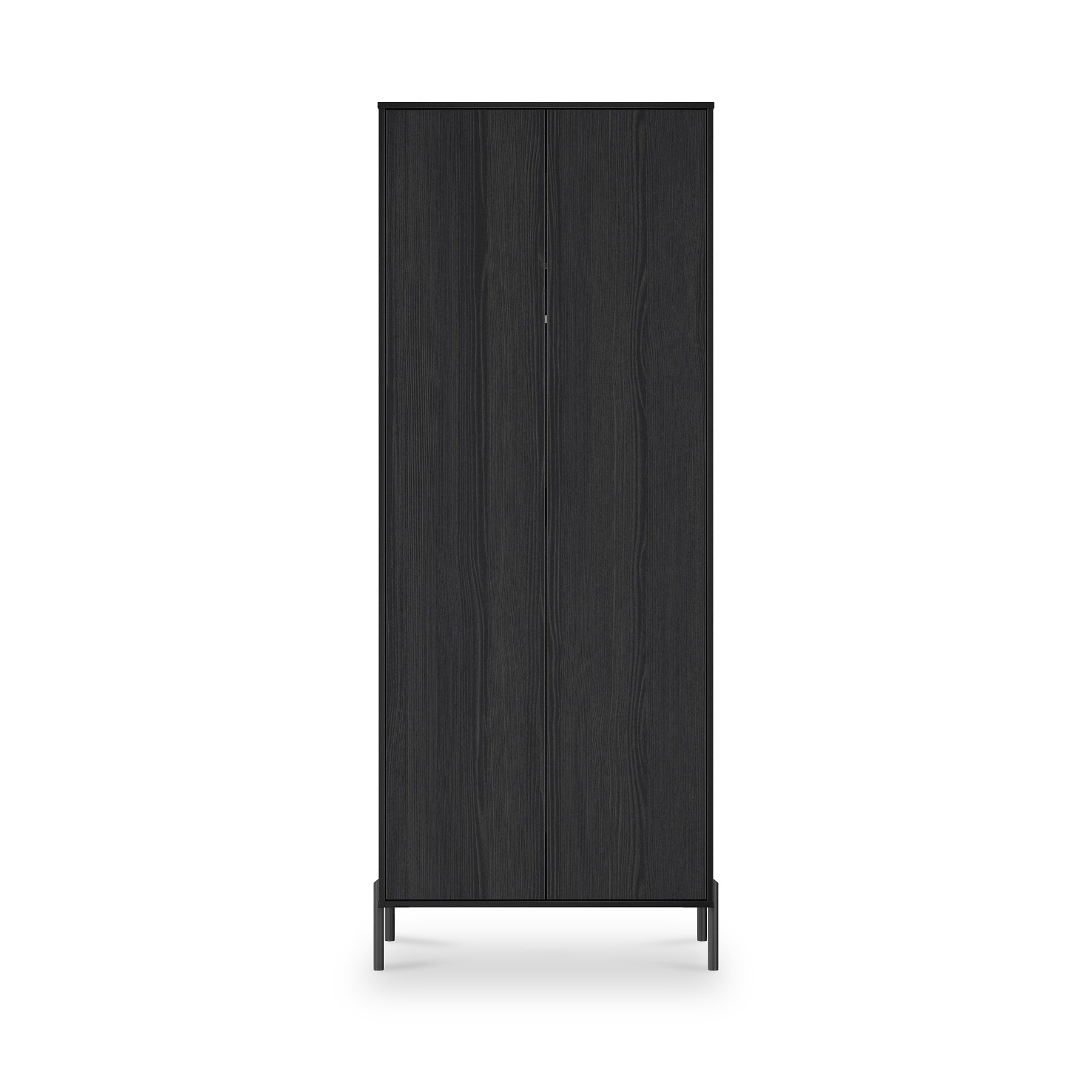 Axton Double Wardrobe Black Ash from Roseland Furniture