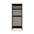 Axton Double Wardrobe Black Ash from Roseland Furniture