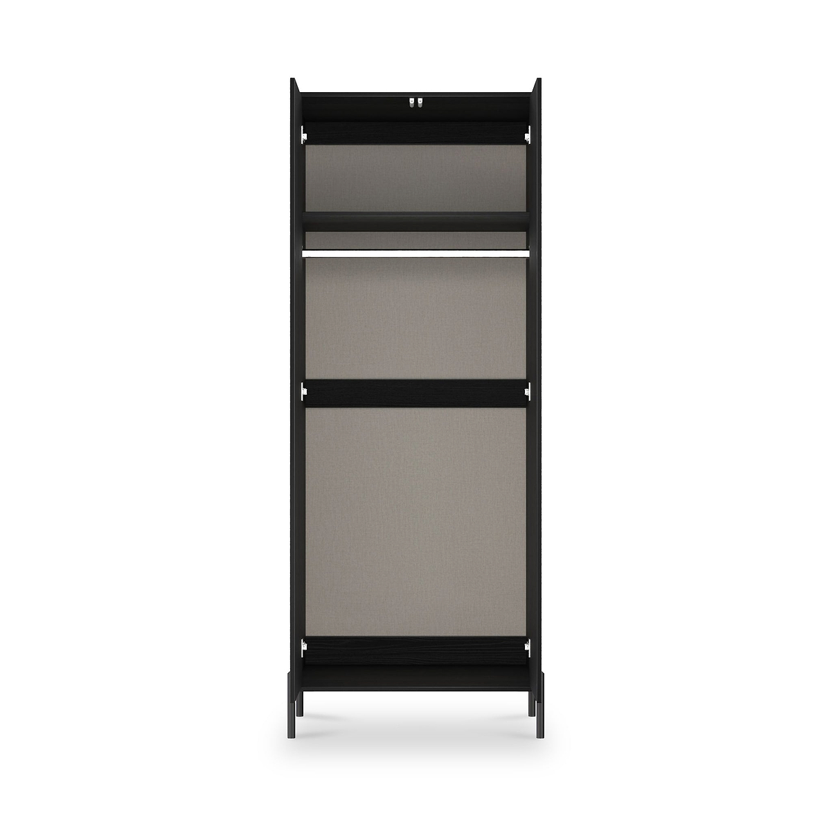 Axton Double Wardrobe Black Ash from Roseland Furniture