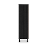 Axton Double Wardrobe Black Ash from Roseland Furniture