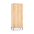 Axton Double Wardrobe Oak from Roseland Furniture