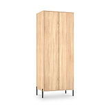 Axton Double Wardrobe Oak from Roseland Furniture