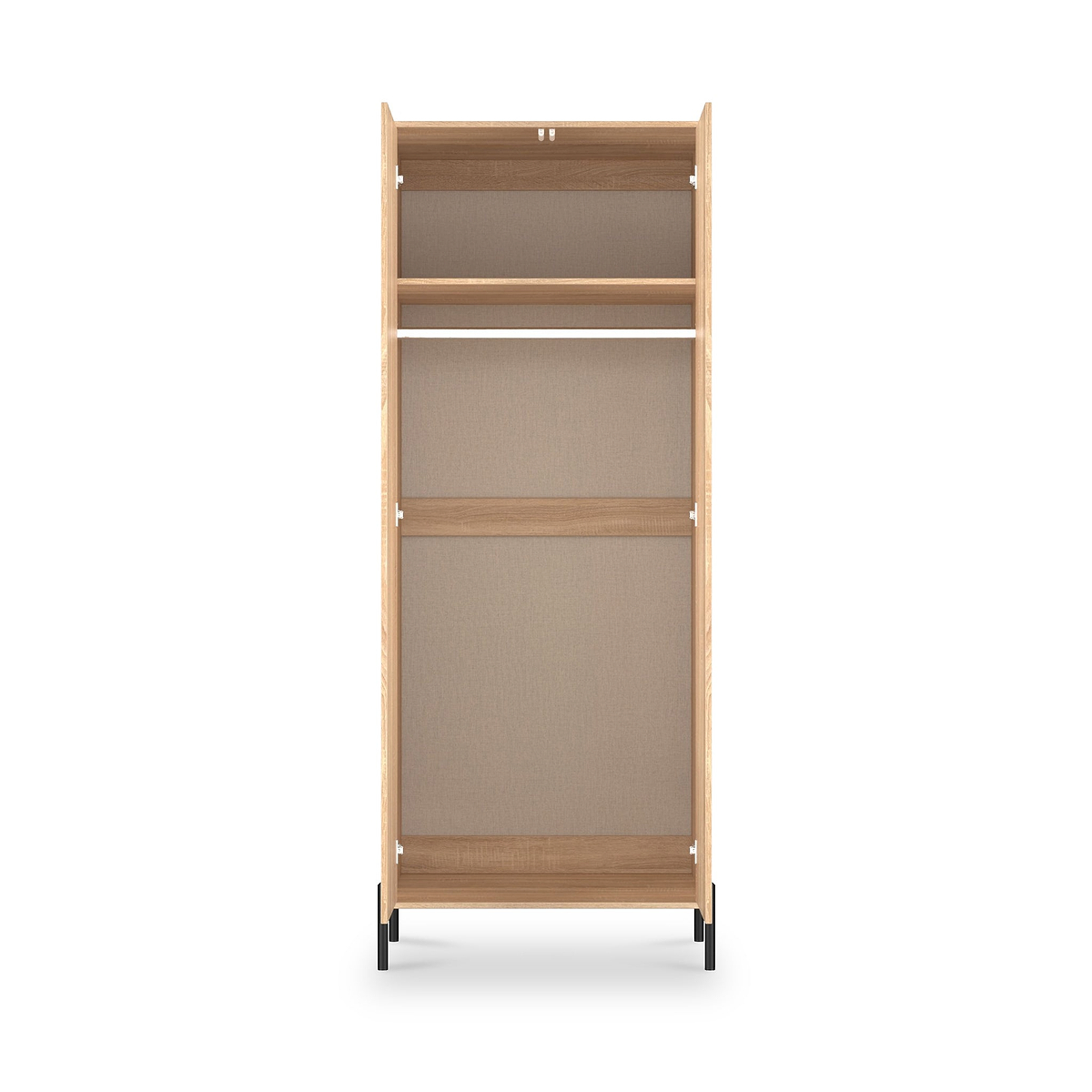 Axton Double Wardrobe Oak from Roseland Furniture
