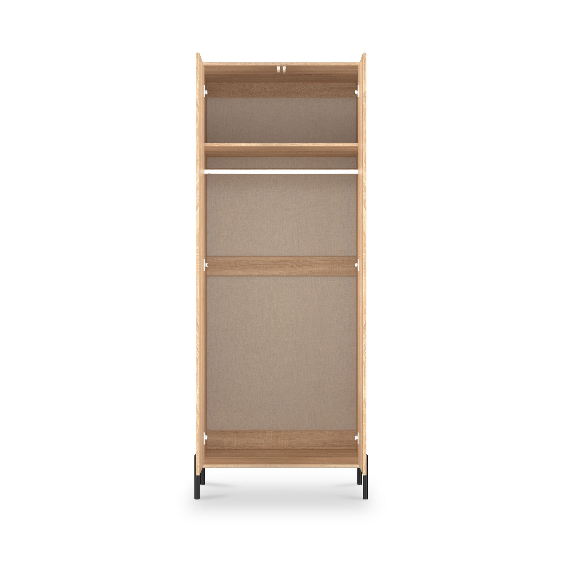 Axton Double Wardrobe Oak from Roseland Furniture