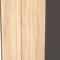 Axton Double Wardrobe Oak Graphite from Roseland Furniture