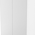 Axton Double Wardrobe White Matt from Roseland Furniture