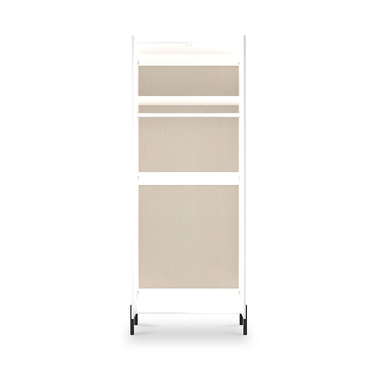 Axton Double Wardrobe White Matt from Roseland Furniture