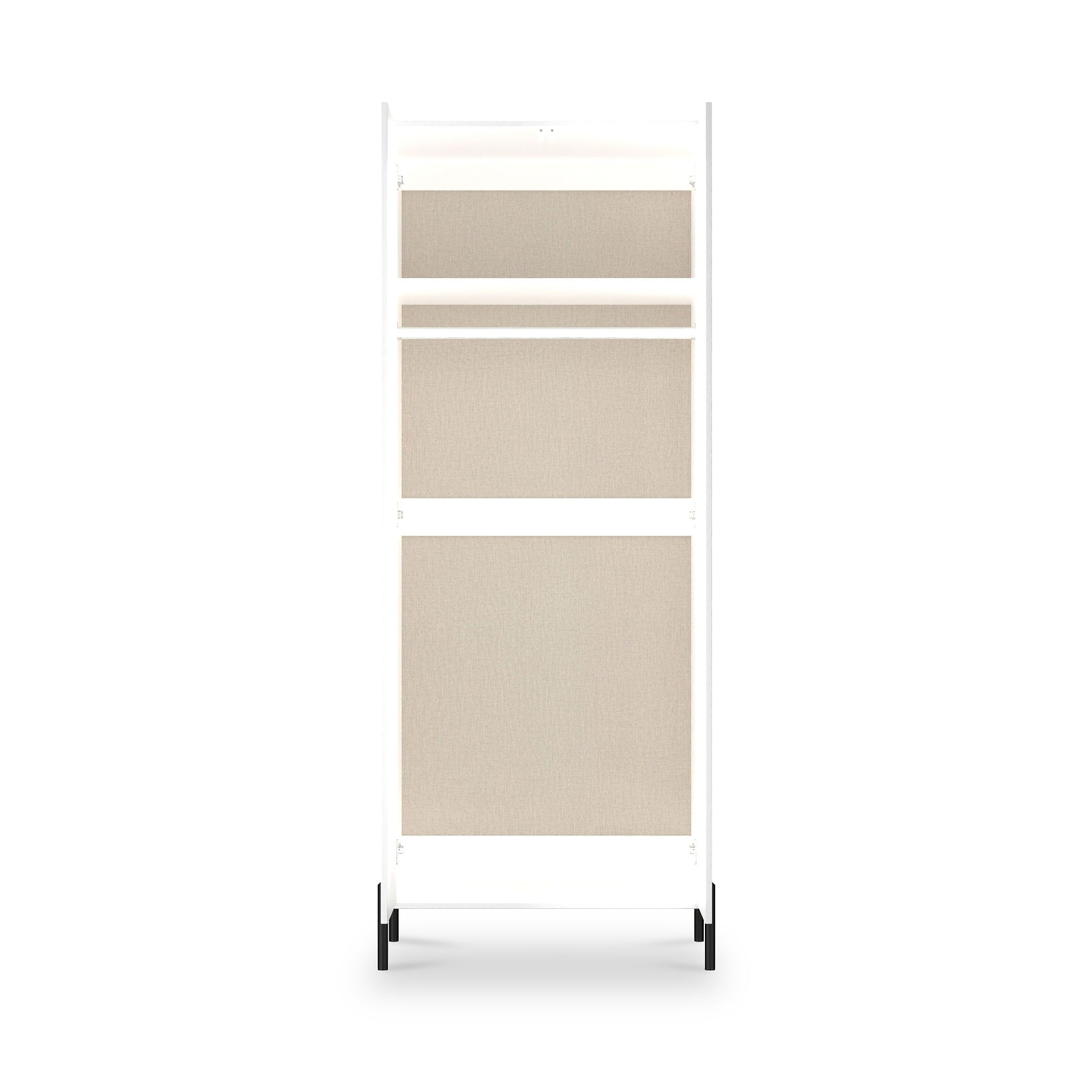 Axton Double Wardrobe White Matt from Roseland Furniture