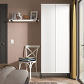 Axton Double Wardrobe White Matt from Roseland Furniture