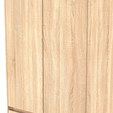 Axton Double Wardrobe 2 Drawers Oak from Roseland Furniture