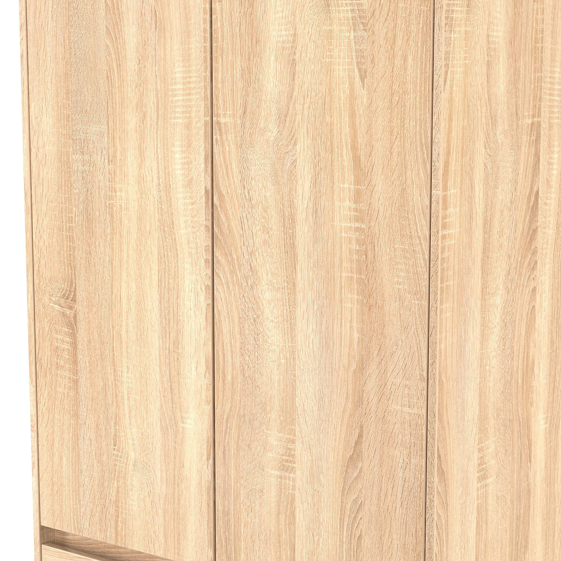 Axton Double Wardrobe 2 Drawers Oak from Roseland Furniture
