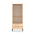 Axton Double Wardrobe 2 Drawers Oak from Roseland Furniture