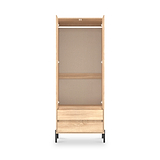Axton Double Wardrobe 2 Drawers Oak from Roseland Furniture