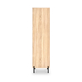 Axton Double Wardrobe 2 Drawers Oak from Roseland Furniture