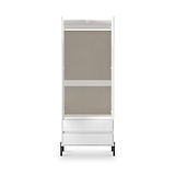 Axton Double Wardrobe 2 Drawers White Matt from Roseland Furniture
