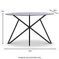 Nadia-140cm-Sintered-Stone-Dining-Table from Roseland Furniture