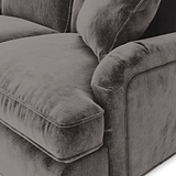 Arthur Espresso Arm Close Up from Roseland Furniture