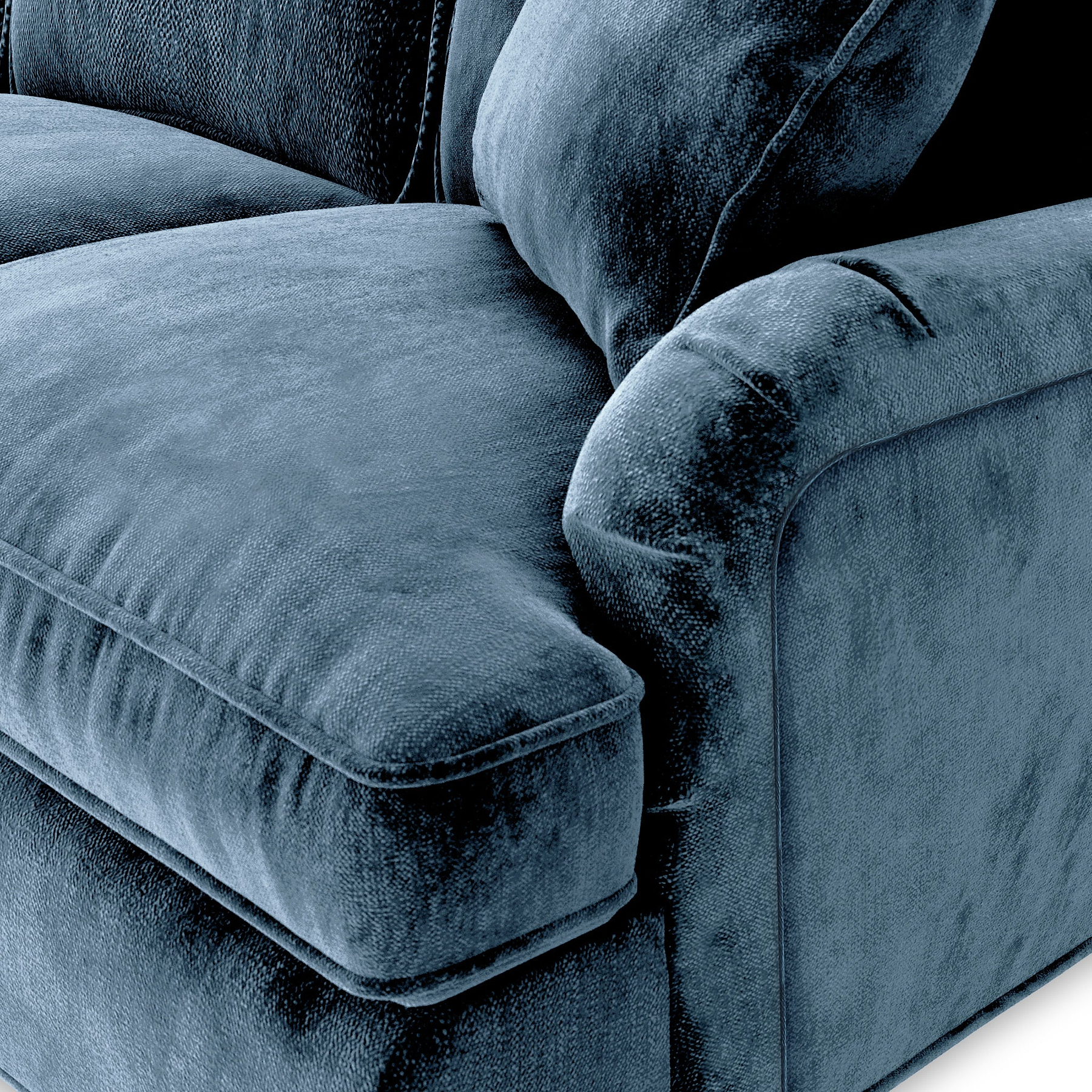 Arthur Navy Blue 2 Seater Sofa from Roseland Furniture