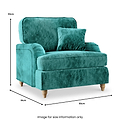 Arthur Emerald Green Armchair from Roseland Furniture
