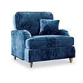 Arthur Navy Armchair from Roseland Furniture
