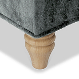 Arthur Charcoal Grey 2 Seater Sofa from Roseland Furniture