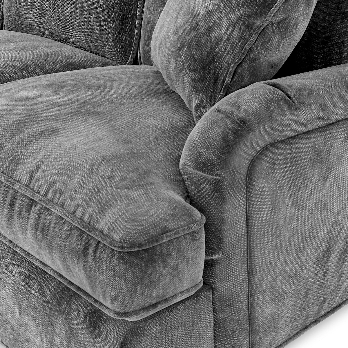 Arthur Charcoal Grey 2 Seater Sofa from Roseland Furniture