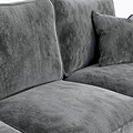 Arthur Charcoal Corner Sofa from Roseland Furniture
