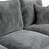 Arthur Charcoal Corner Sofa from Roseland Furniture
