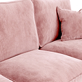 Arthur Blush Pink Corner Sofa from Roseland Furniture