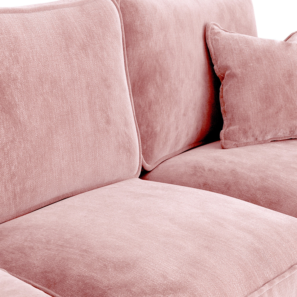 Arthur Blush Pink Corner Sofa from Roseland Furniture