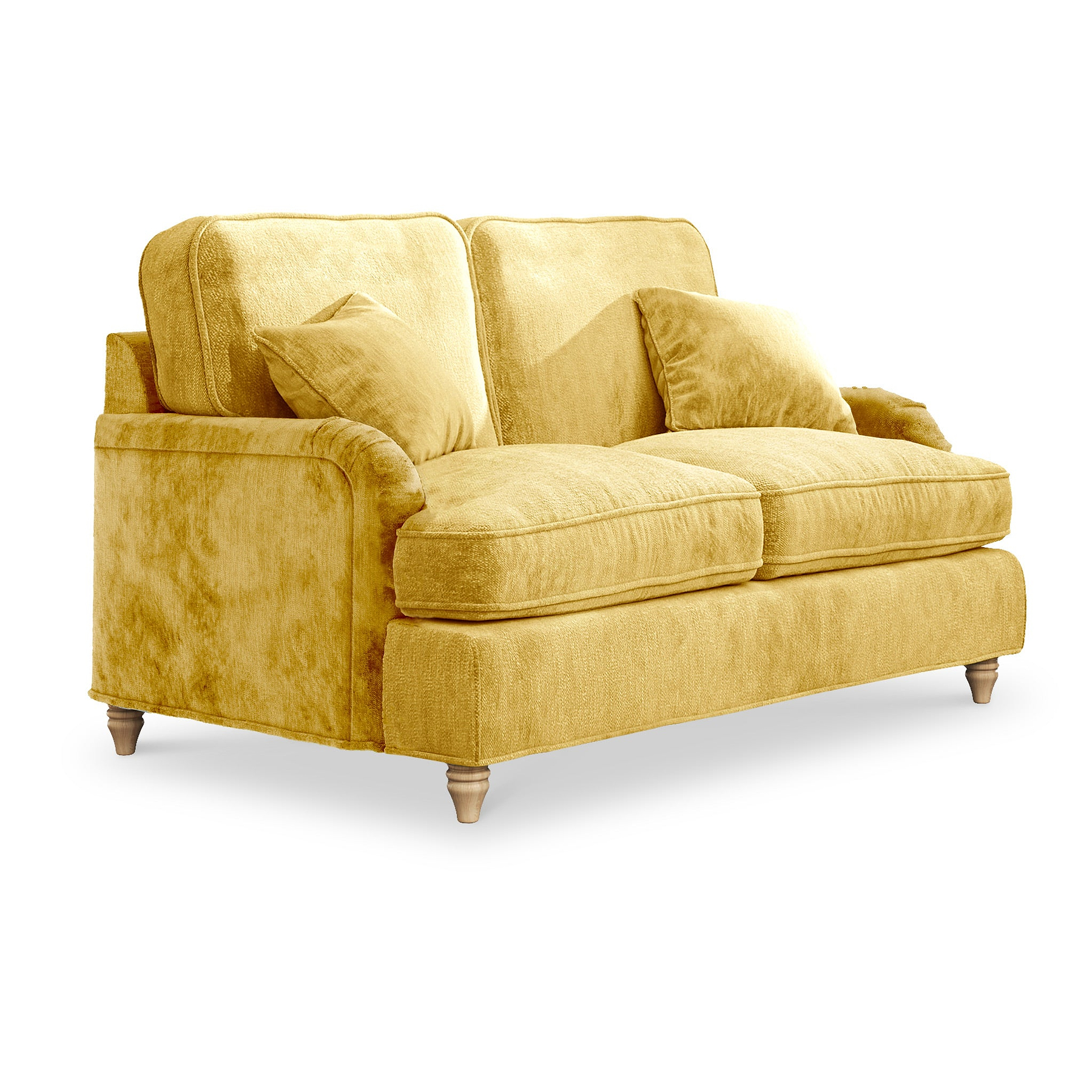 Arthur Gold 2 Seater Sofa from Roseland Furniture