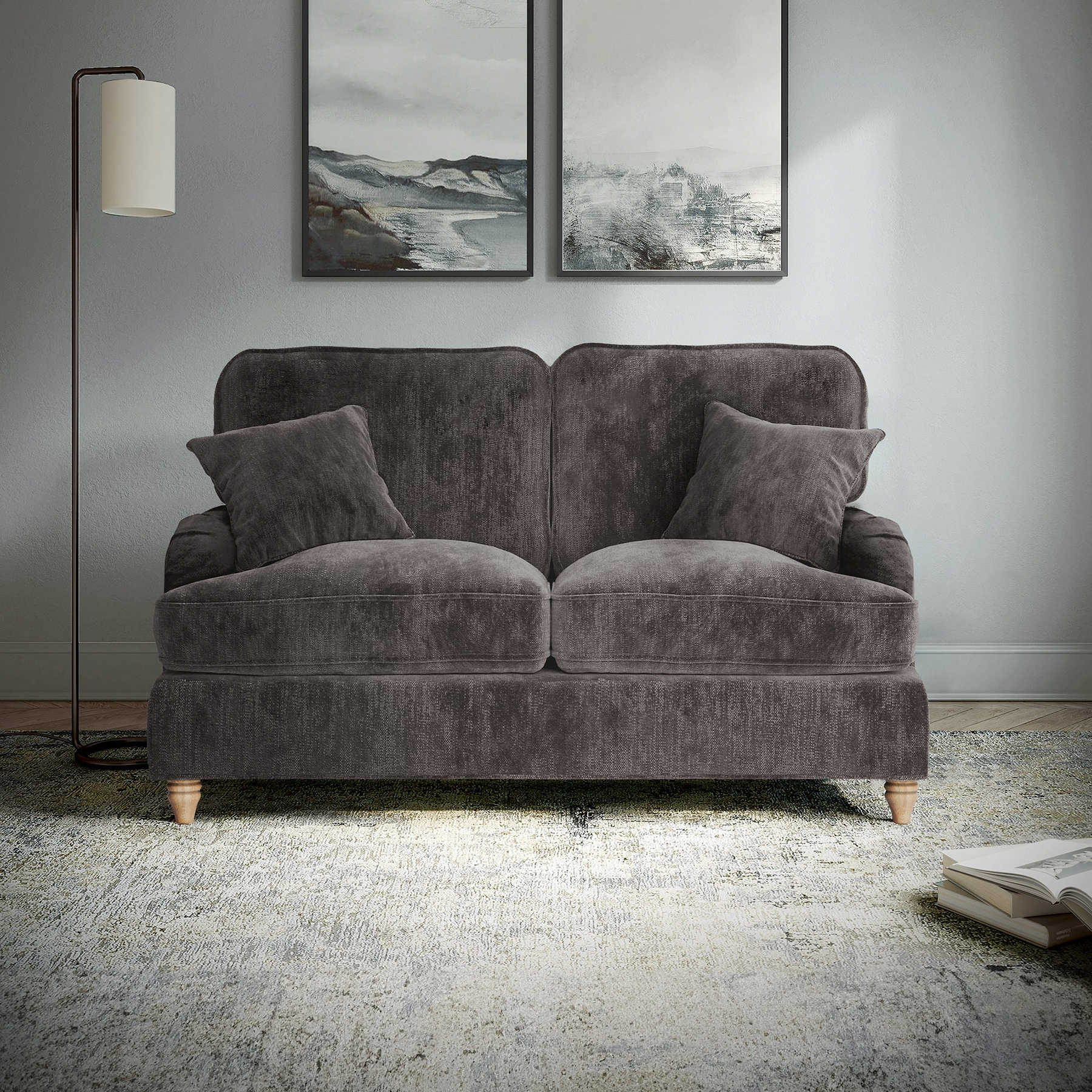 Arthur 2 Seater Sofa Espresso from Roseland Furniture