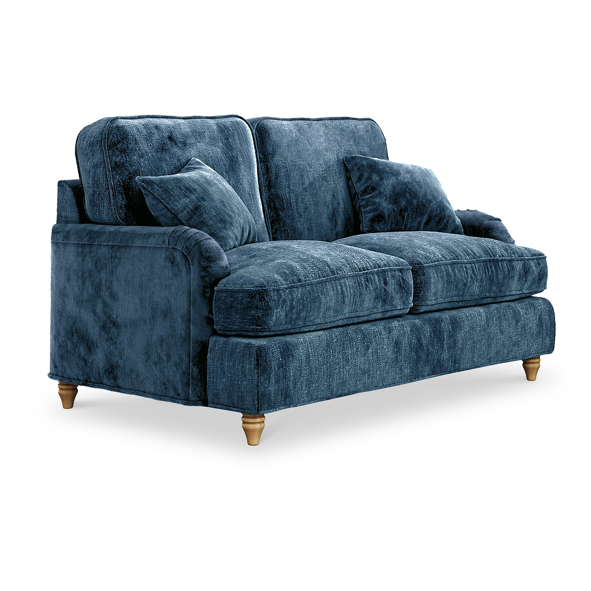 Arthur Navy Blue 2 Seater Sofa from Roseland Furniture