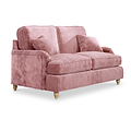 Arthur Blush Pink 2 Seater Sofa from Roseland Furniture