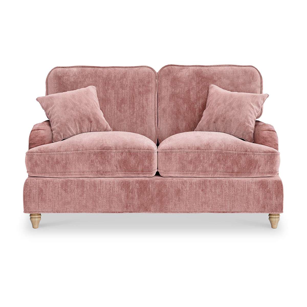 Arthur Blush Pink 2 Seater Sofa from Roseland Furniture