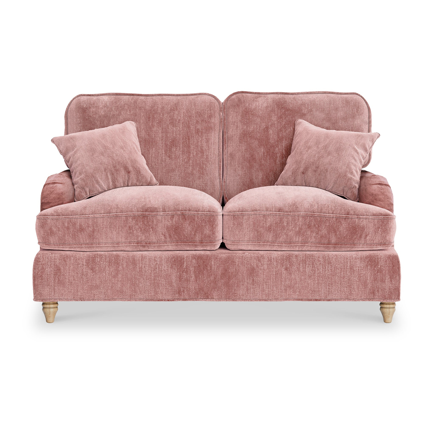Arthur Blush Pink 2 Seater Sofa from Roseland Furniture