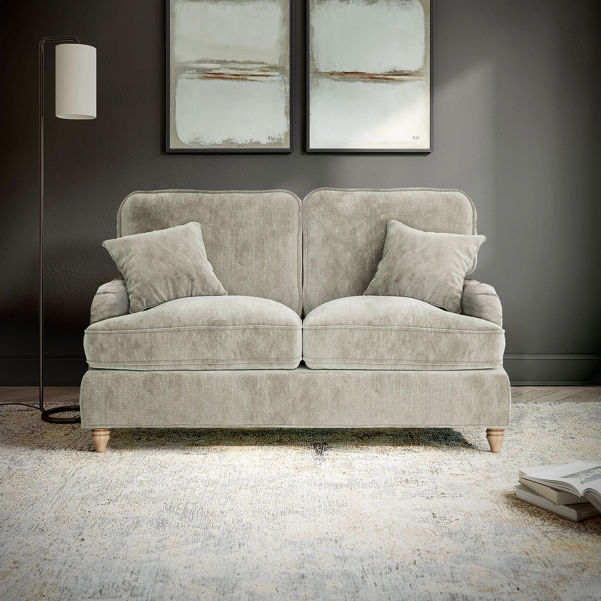 Arthur Mink 2 Seater Sofa from Roseland Furniture